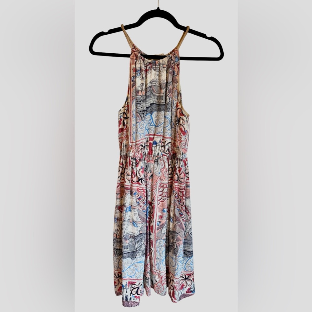 Printed Anthropologie Dress (nautical print)